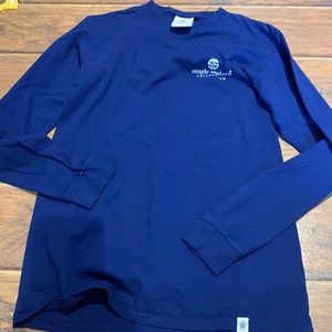 navy blue long sleeve Virginia simply southern tee